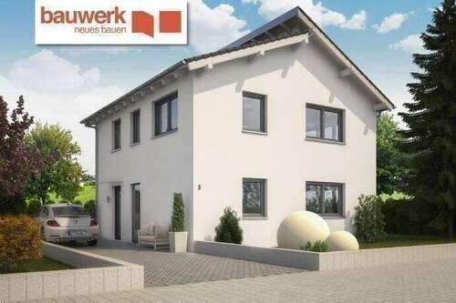 Ansicht - Die Abb. kann Sonderausstatt. enthalten - -Aktion- LichtenwaldeNiederwiesa - modernes Einfamilienhaus im idyllischen Lichtenwalde
