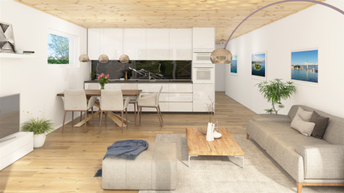 Visualisierung Innen 1 - 5 Zimmer Mehrfamilienhaus, Wohnhaus zum Kaufen in Volkertshausen