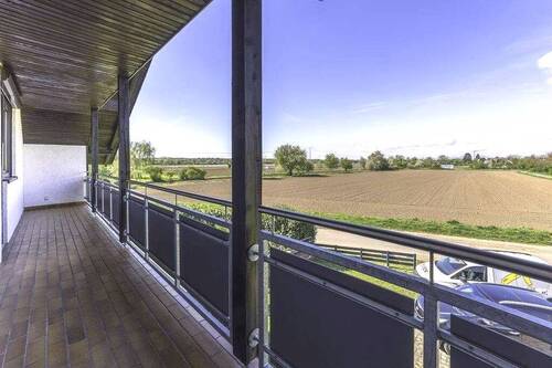 k-Balkon1 (1 von 1).jpg - 4 Zimmer Etagenwohnung in Lustadt