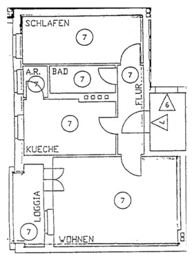 Grundriss.png - Bezugsfreie 2 Zi.WE in Steglitz mit Balkon