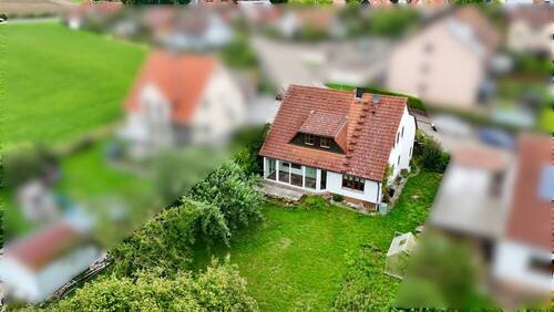 Luftbild - 5 Zimmer Einfamilienhaus in Lichtenau