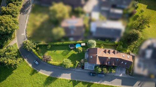 Blick von Richtung Norden - Grundstück in Ebersberg