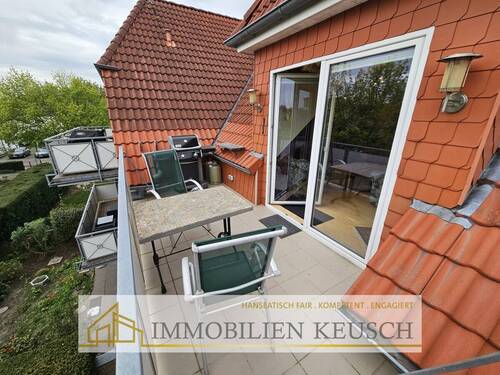 Großer Sonnenbalkon - 3 Zimmer Etagenwohnung zum Kaufen in Weyhe