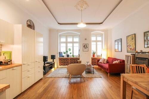 Wohnbereich - 2 Zimmer Etagenwohnung zum Kaufen in Berlin