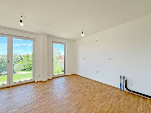 Modernes Bad mit bodgengleicher Dusche - 3 Zimmer Etagenwohnung in Markt Schwaben