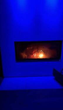 Kamin mit Licht - 
