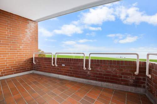 Balkon mit Ausblick auf die Nordsee - 