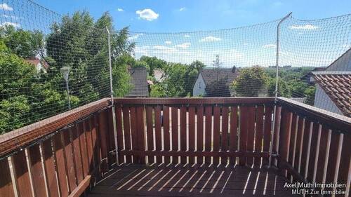 Toller Ausblick vom Balkon - 