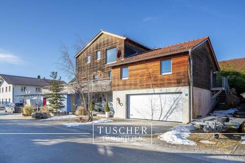 Nord-/Ostansicht - Wohnen & Arbeiten unter einem Dach - Energieeffizientes Architektenhaus in modernem Stil!