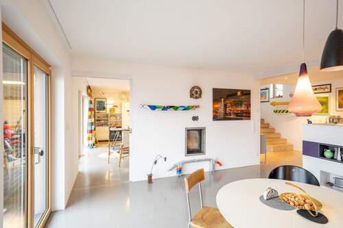 Blick von der Küche zum Büro - 