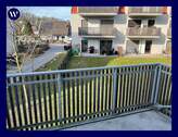 Balkon - Wohnen mit Blick ins Grüne: 3 Zimmer, Einbauküche, Tageslichtbad mit Wanne