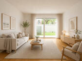 HOMESTAGING Wohnzimmer (KI generiert) - 