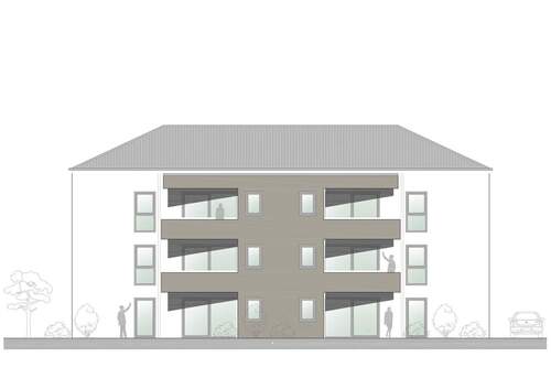 .. Südbalkone ! - Neubau-Erstbezug mit riesigem Garten und Blick in die Natur !