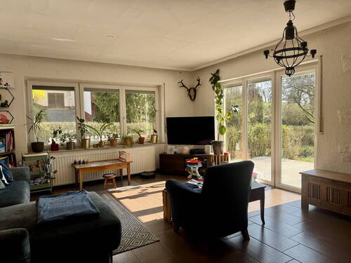 Wohnzimmer - 5 Zimmer Einfamilienhaus zum Kaufen in Zemmer / Schleidweiler