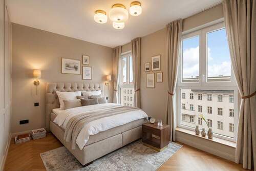 Gästezimmer staged - 3 Zimmer Etagenwohnung in Berlin