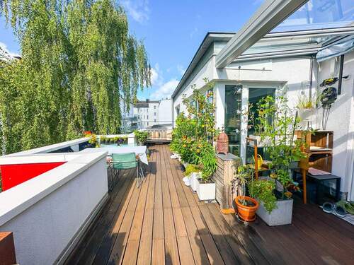 Terrasse - 4 Zimmer Etagenwohnung zum Kaufen in Hamburg