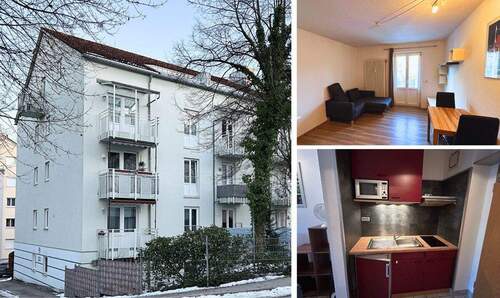 Bild 1 - *Stadtappartement in idyllischer Lage* Attraktive Einzimmerwohnung mit Balkon und TG-Stellplatz