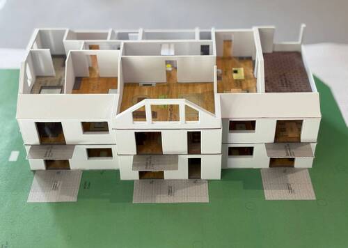 3D Modell Haus - Etagenwohnung mit 56,80 m&sup2; in Schnaittach zum Kaufen