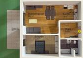 3D Modell Grundriss - 