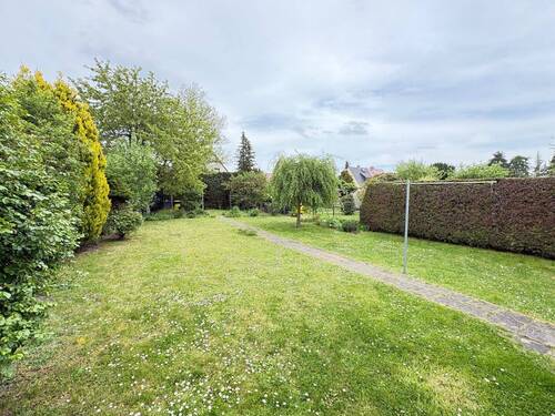 Garten - Doppelhaushälfte mit 95,00 m&sup2; in Leipzig zum Kaufen