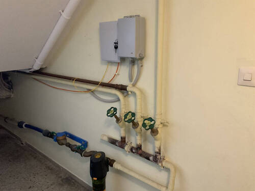 Glasfaseranschluss im Keller - 