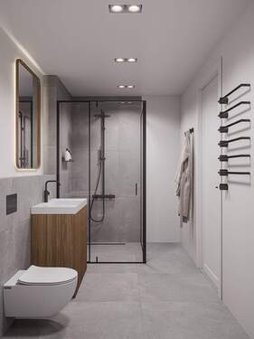 Beispiel Badezimmer - 2 Zimmer Etagenwohnung in Eckernförde