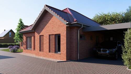 Visualisierung Detern - Bungalow mit 85,00 m² in Detern zum Kaufen