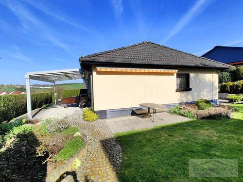 Außenansicht Garten - Einfamilienhaus mit 116,00 m&sup2; in Taunusstein / Wehen zum Kaufen