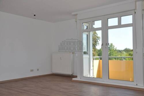 Blick Richtung Balkon - 1 Zimmer Etagenwohnung zum Kaufen in Leipzig
