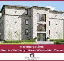 Moderner Neubau: 2-Zimmer-Wohnung mit zwei überdachten Terrassen - Hamburg Sasel