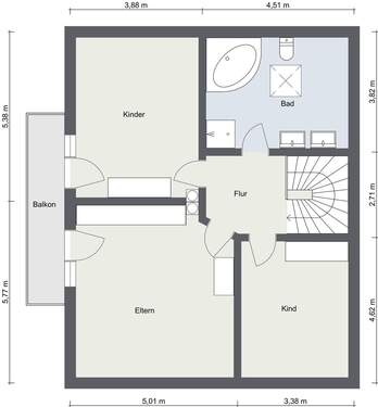 Rhof - Etage 3 Dachgeschoss - 2D Floor Plan.jpg - 