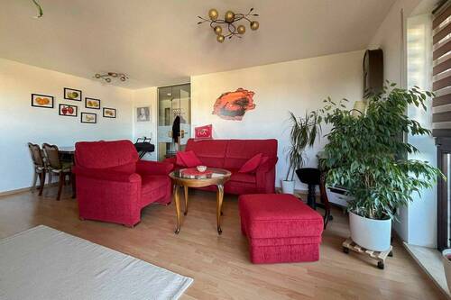 Wohnzimmer Sicht vom Balkon - 