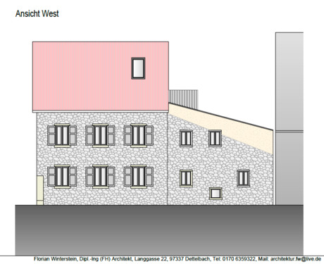 Vorschlag Sanierung Ansicht - 