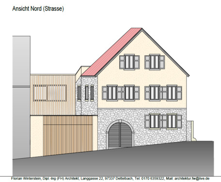 Vorschlag Sanierung Ansicht - 
