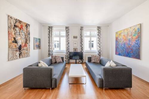 Wohnbereich - 3 Zimmer Etagenwohnung zum Kaufen in Berlin