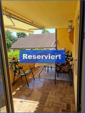 Balkon Südseite - Sehr gepflegte 4,5 Zimmer Wohnung mit Garage in schöner Wohnlage in Radolfzell-kurzfristig beziehbar