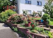 Rosengarten - Familienglück in Waldbronn-Busenbach: Charmante Doppelhaushälfte mit Einliegerwohnung