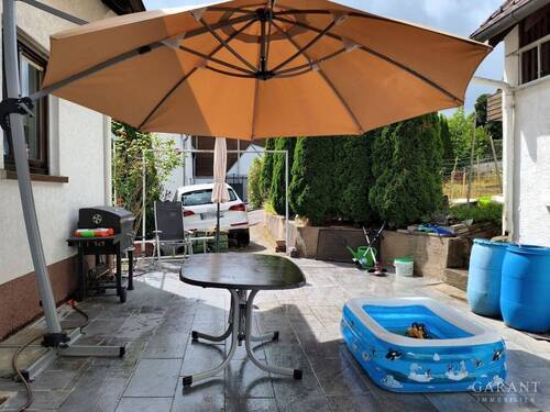 Terrase - 6 Zimmer Doppelhaushälfte in Waldbronn