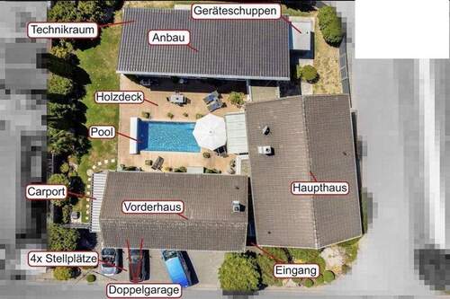 Übersicht - 1 Zimmer Mehrfamilienhaus, Wohnhaus zum Kaufen in Steinmauern