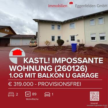 ###Titelbilder Immobilien (9) - Kastl bei Altötting! Impossante Wohnung im 1. OG mit Balkon (260126)