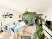 Wohnzimmer - 2 Zimmer Einfamilienhaus in Berlin