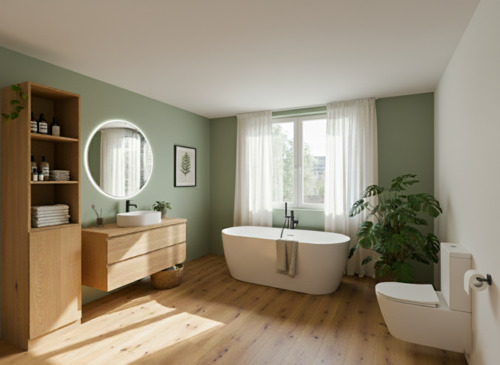 unverbindliche Visualisierung Bad.png - Offenes Wohnkonzept mit QNG-Zertifizierung im Erstbezug