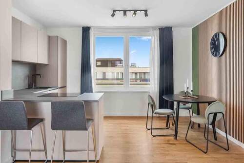 Küche Musterwohnung möbliert - 