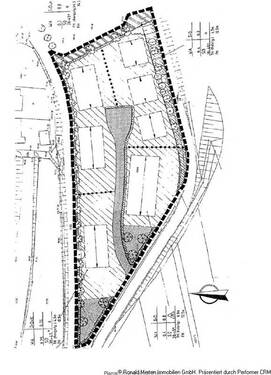 Ausschnitt B-Plan - Grundstück in Bad Liebenstein