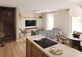 Doppelhaus-Aura-115-Wohn-Eß-Bereich m. Küche offen - 5 Zimmer Mehrfamilienhaus, Wohnhaus in Ingolstadt