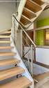 Treppenanlage - Buche u. Edelstahl - 
