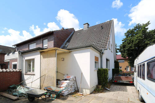 V1612 Rückseite - 4 Zimmer Doppelhaushälfte in Bramsche