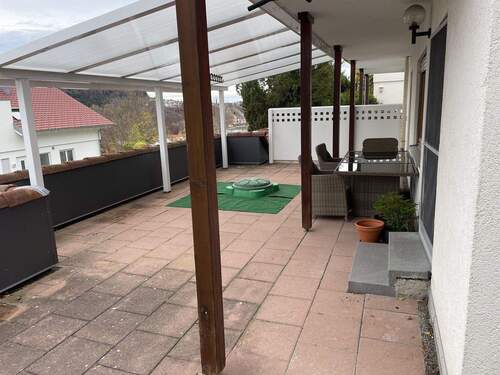 Terrasse - 3 Zimmer Etagenwohnung in Albstadt