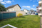 Blick zum Gemeinschaftsgarten - 