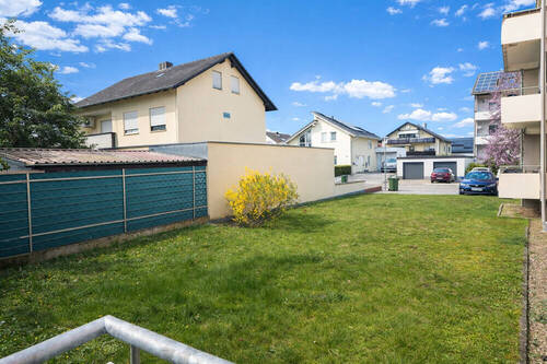 Blick zum Gemeinschaftsgarten - 